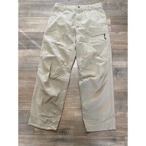 Nike ACG Beige Cargo Mens 34X32 Zipper Pocket Outdoor Utility Vintage Y2K Pants